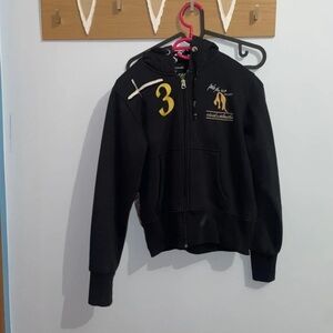 Stylish Black and Gold Women's Hoodie